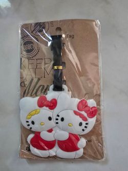 Hello Kitty Silicone Luggage Tag