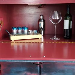 Wine Bar/ Secretary Desk/ Bookcase