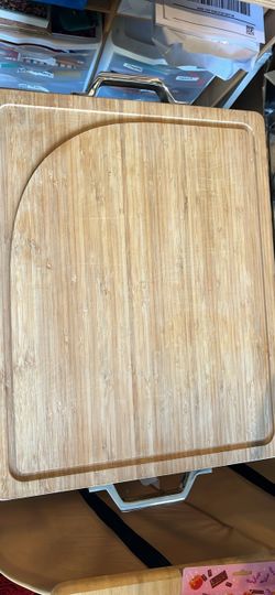 Large Bamboo Cutting Board with Handles