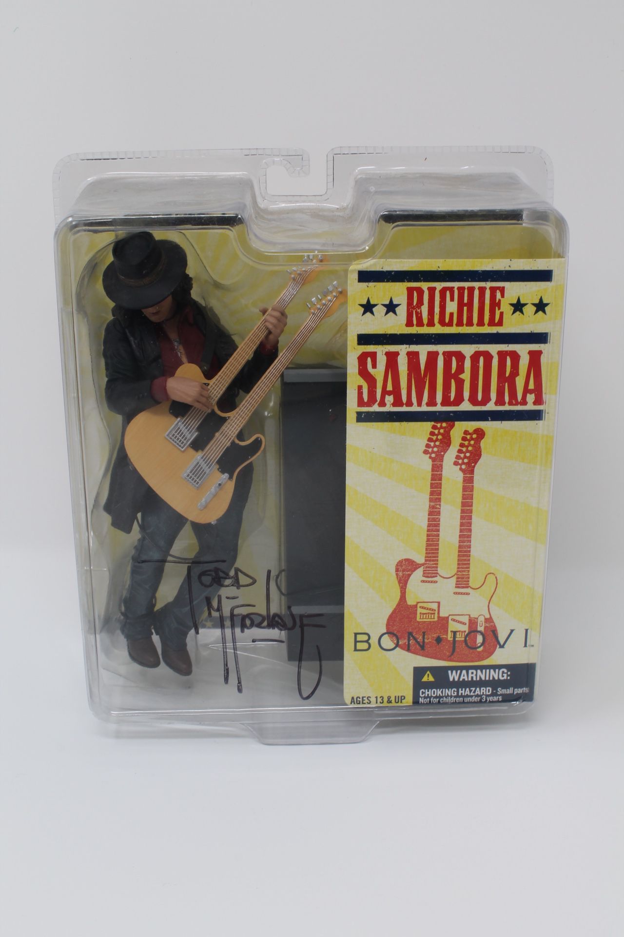 Richie Sambora collectible statue, autographed by Todd McFarlane
