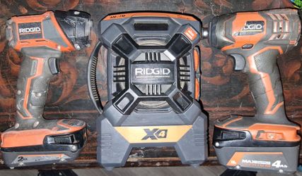 RIDGID Drill,  Impact and Radio