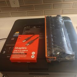 Brother laser printer - black prints only