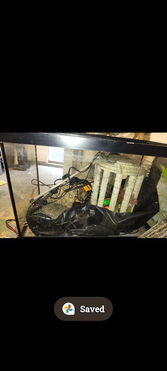2 Fish Tanks With all Kinds Of Accessories