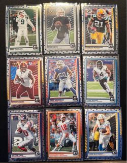Donruss Optic lot of 9