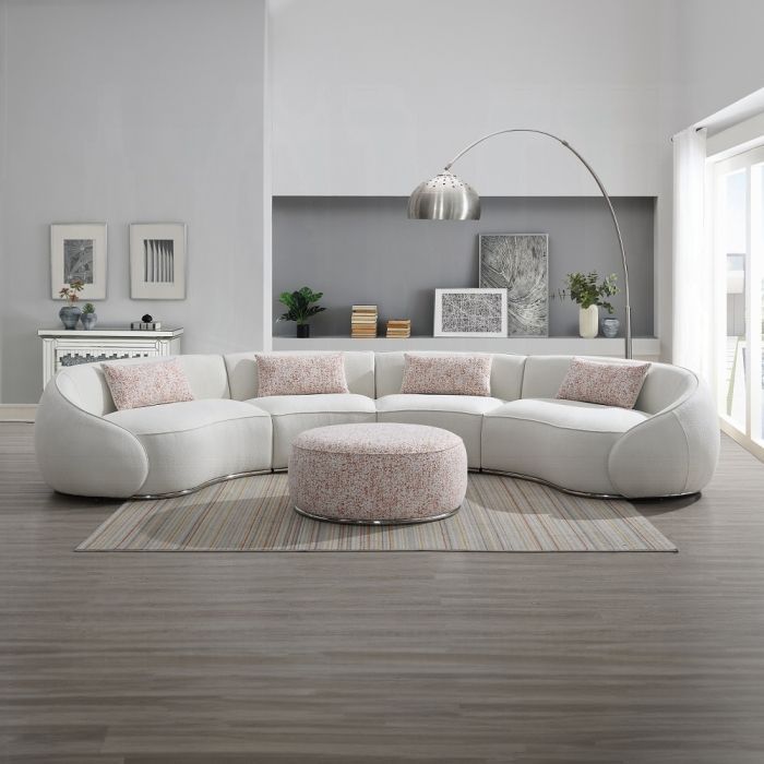 💥NEW Classy Boucle Living Room Sectional Ottoman💥NO CREDIT NEEDED $10 Down