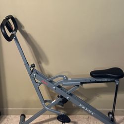 Sunny Health & Fitness Row-N-Ride Squat Machines,Seating...