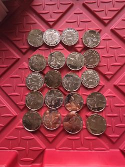 Collectible Coins Mercury Dime Copper Rounds