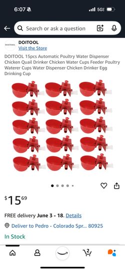 Chicken Drinker 15pc