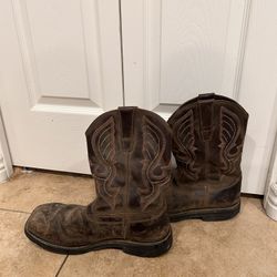 Cody James Western Work Boot Steel Toed Boots Size 10D