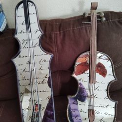 Two Musical Instruments For The Wall