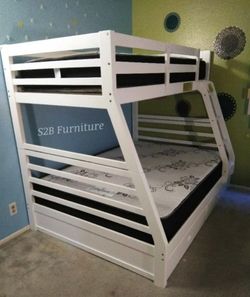 Twinfull White Double With Ortho Matres!!