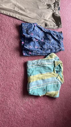 Mens shorts, long pants, and short sleeve button up