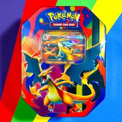 Pokemon Mega Charizard Y Tin Firm Price