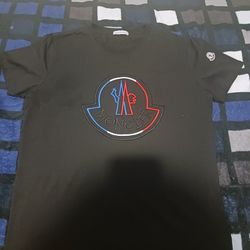 Moncler Embroidered T Shirt Size L