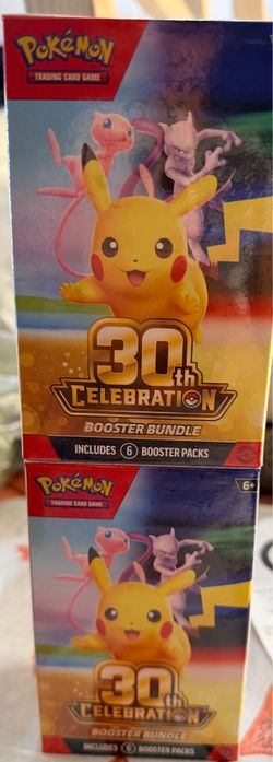 Pokemon 30th celebration booster bundles