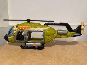 Big green helicopter with sounds