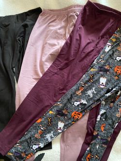 4 pair large leggings $2
