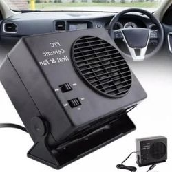 12V Ceramic Car Heater | 150W-300W, Portable with Heat & Fan Settings