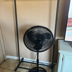 Fan & Clothing Rack 