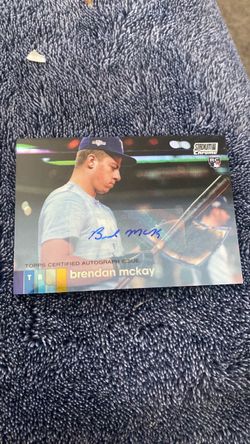 Brendan McKay Topps Stadium Club Chrome RC Auto
