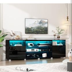 80.7" Large LED TV Stand for 85/90Inch TV