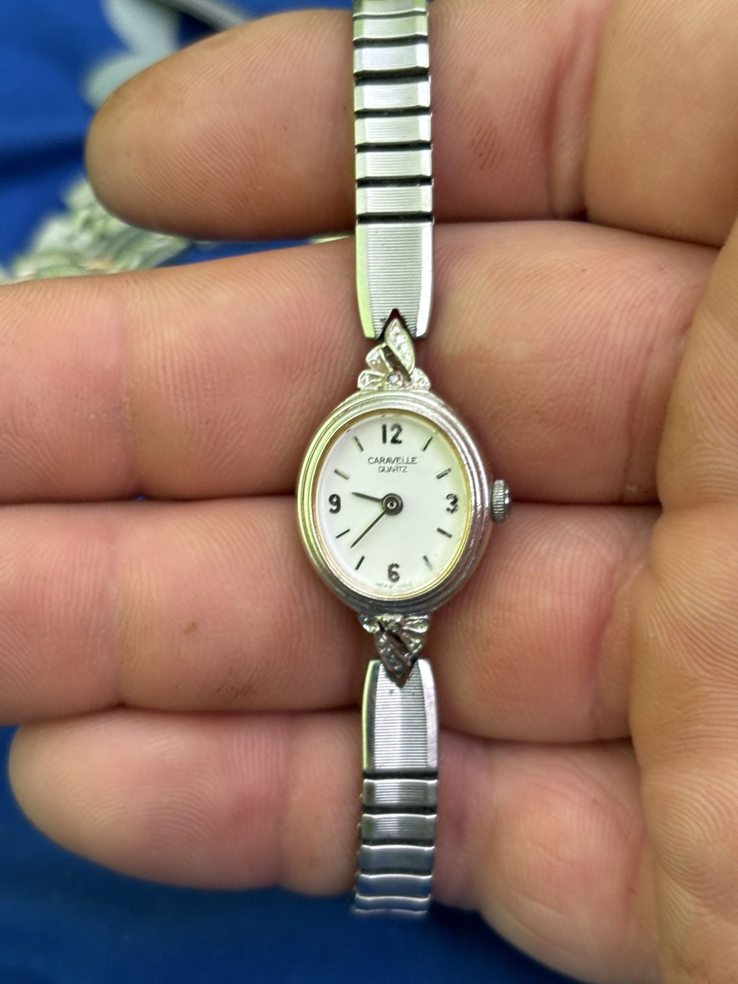 Vintage Caravelle P7 Silver Tone Women’s Watch! New Battery!