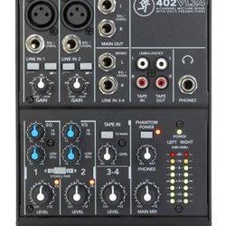 Barely used Mackie 402VLZ4 4-channel Compact Analog Mixer
