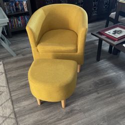 Chair & Ottoman