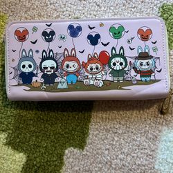 Spooky Labubu Disney  Large Wallet 