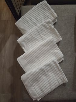 White Bath Floor Mats