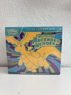 Pokémon Mega Evolution Ascended Heroes ETB Trading Card - Brand New