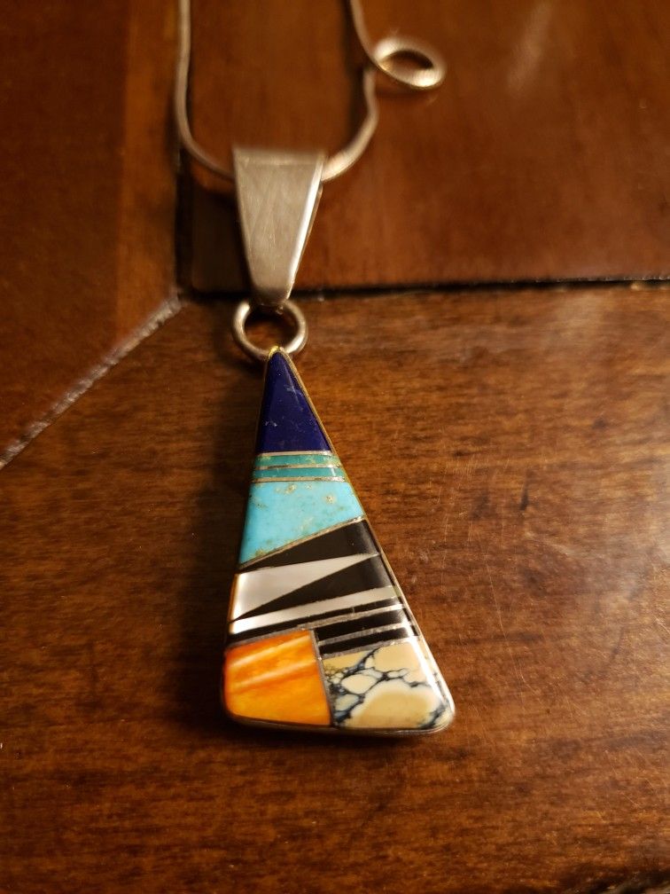 F. Chee Inlay Pendant