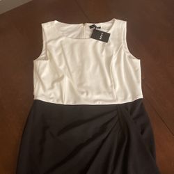 Brand, New, Black And White Ladies Cocktail Dress