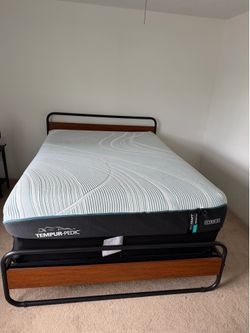 Tempur-Pedic Queen Mattress + Box Spring + Bed Frame