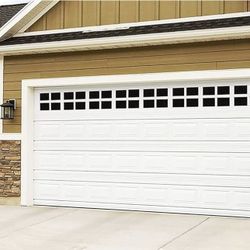 2 Car Garage Kits - 32 Pcs Household Easy Installation Magnetic Windows Panels for Car Garage Door Panes Fake Faux Magnetic Windows Hardware