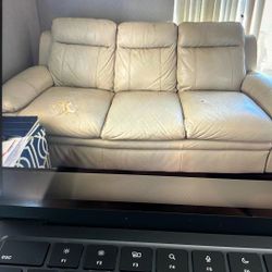 White sofa-Free