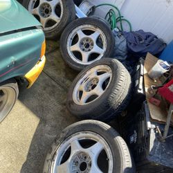 91 Turbo Toyota Supra Wheels, Mk3, Matching Tires 