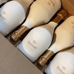8 Ruinart Blanc De Blanc Champagne Bottle Sleeves