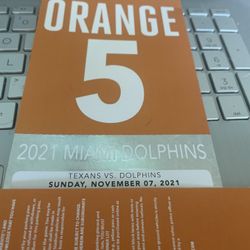 Miami Dolphins Orange parking, Any Game Available 