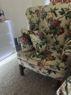 Chair And 4 Curtains