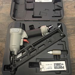 Portable cable nail gun