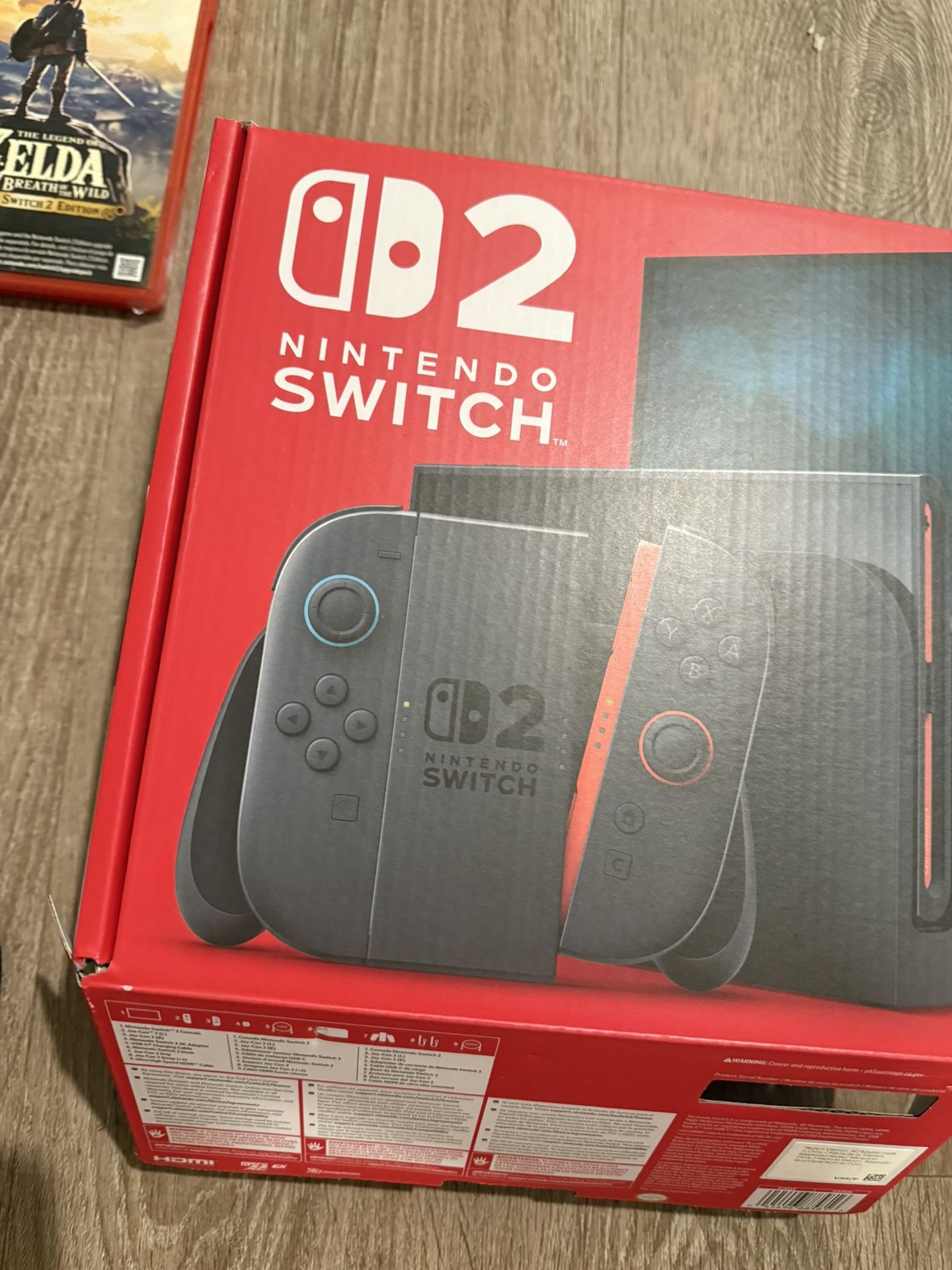 Nintendo Switch 2 + Breath of The Wild game