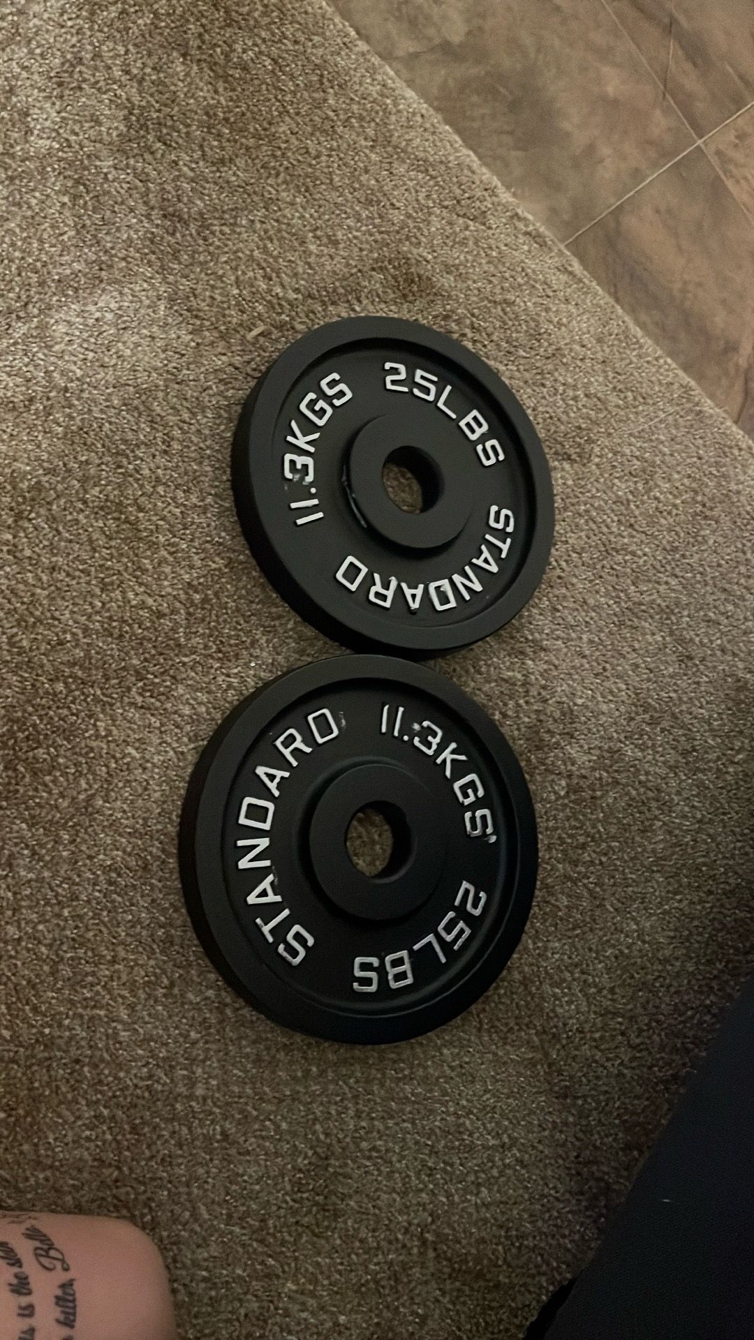 2 25 LB Plates
