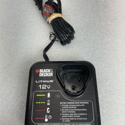 Black & Decker Black Power Tool Battery Chargers