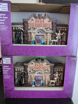 Light Up Home Depot Store Village 2024