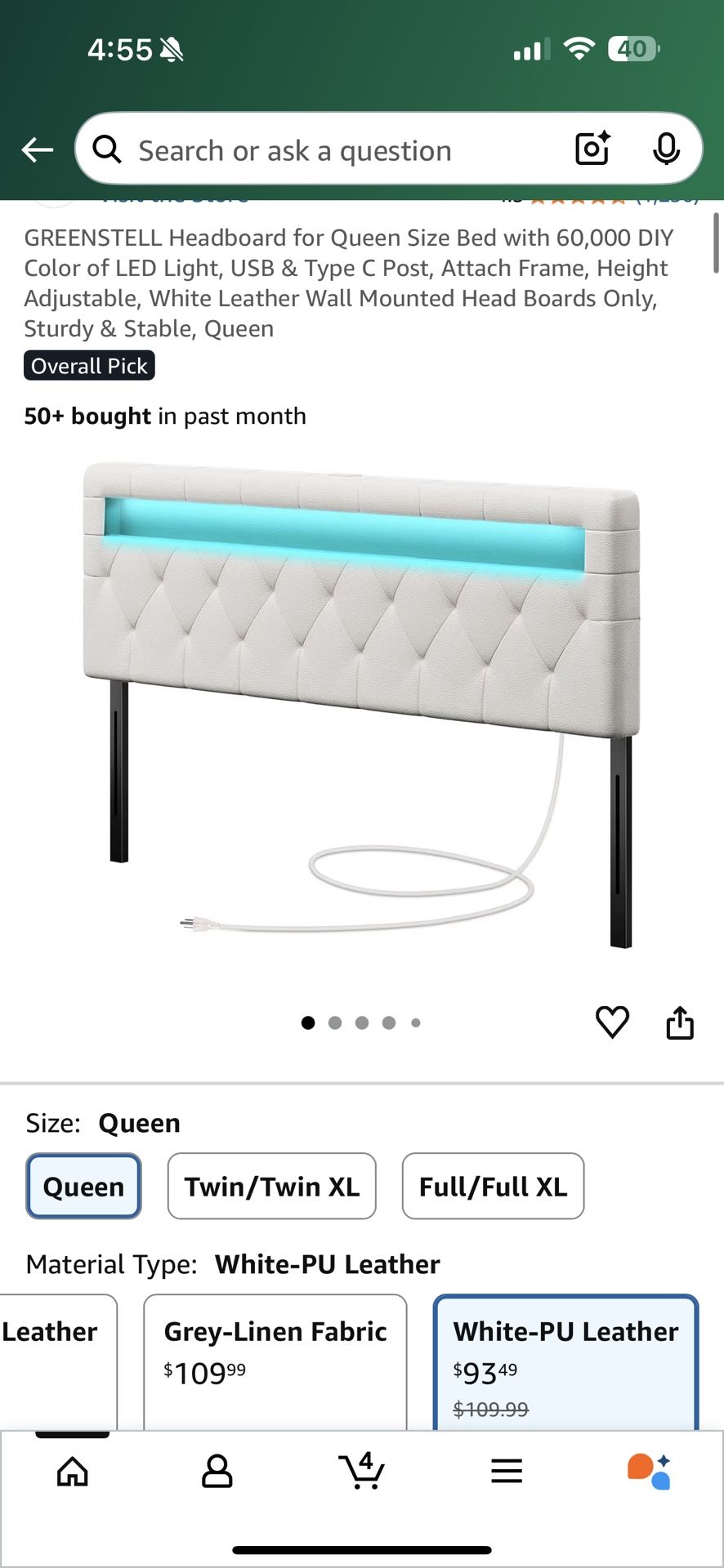Queen Headboard