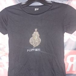 Black Girls Portugal Tee Size 12
