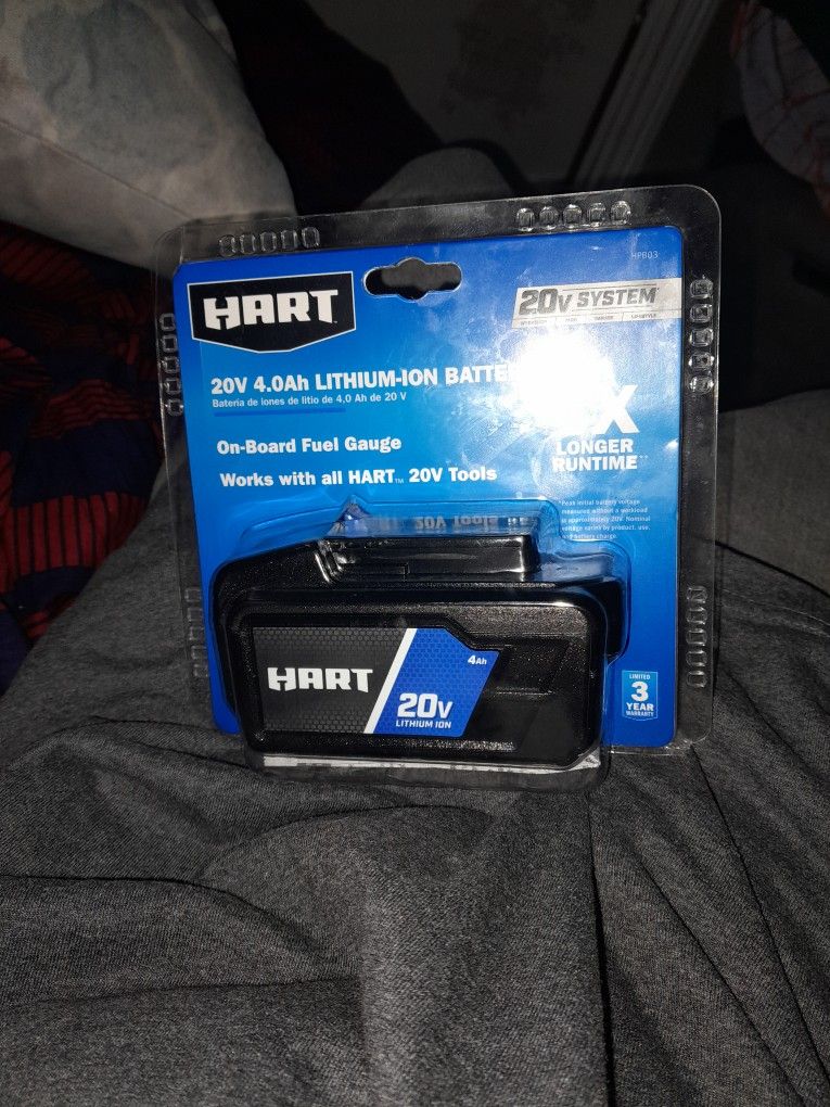 HART 20V BATTERY 4AH for Sale in Vista, CA OfferUp