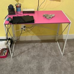 Pink Office Desk