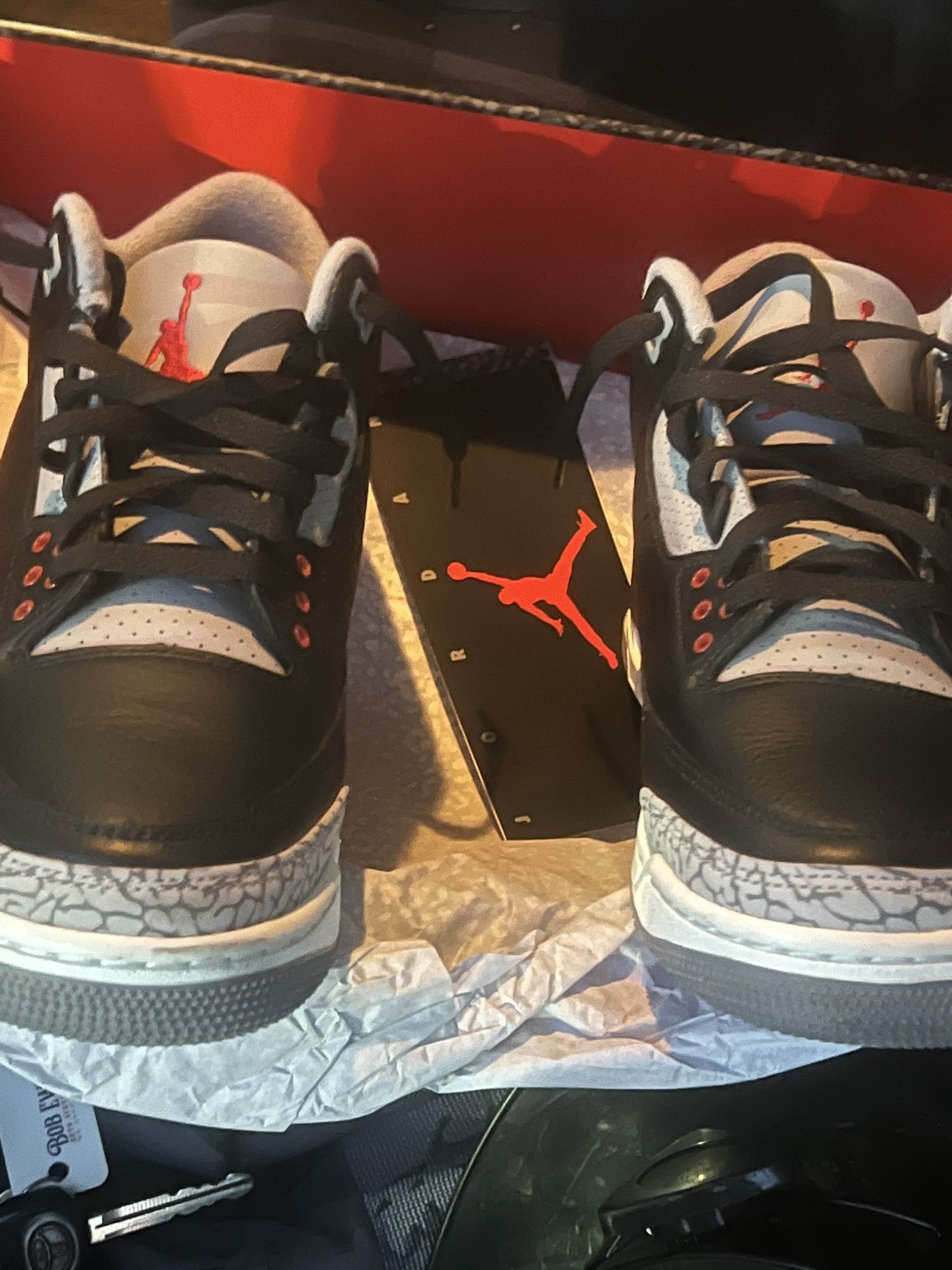 Jordan “cement 3’s” -men’s size 9